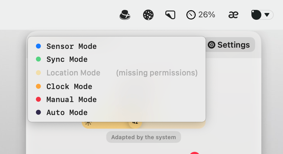 location mode missing permissions