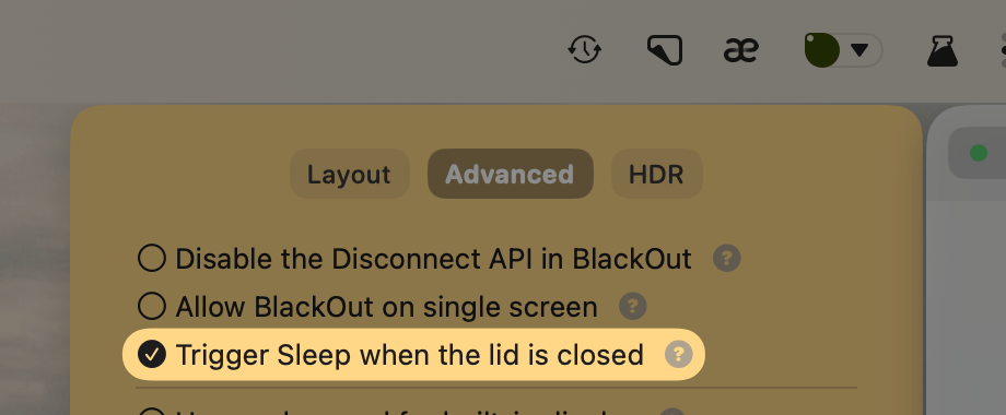 trigger sleep lid closed option
